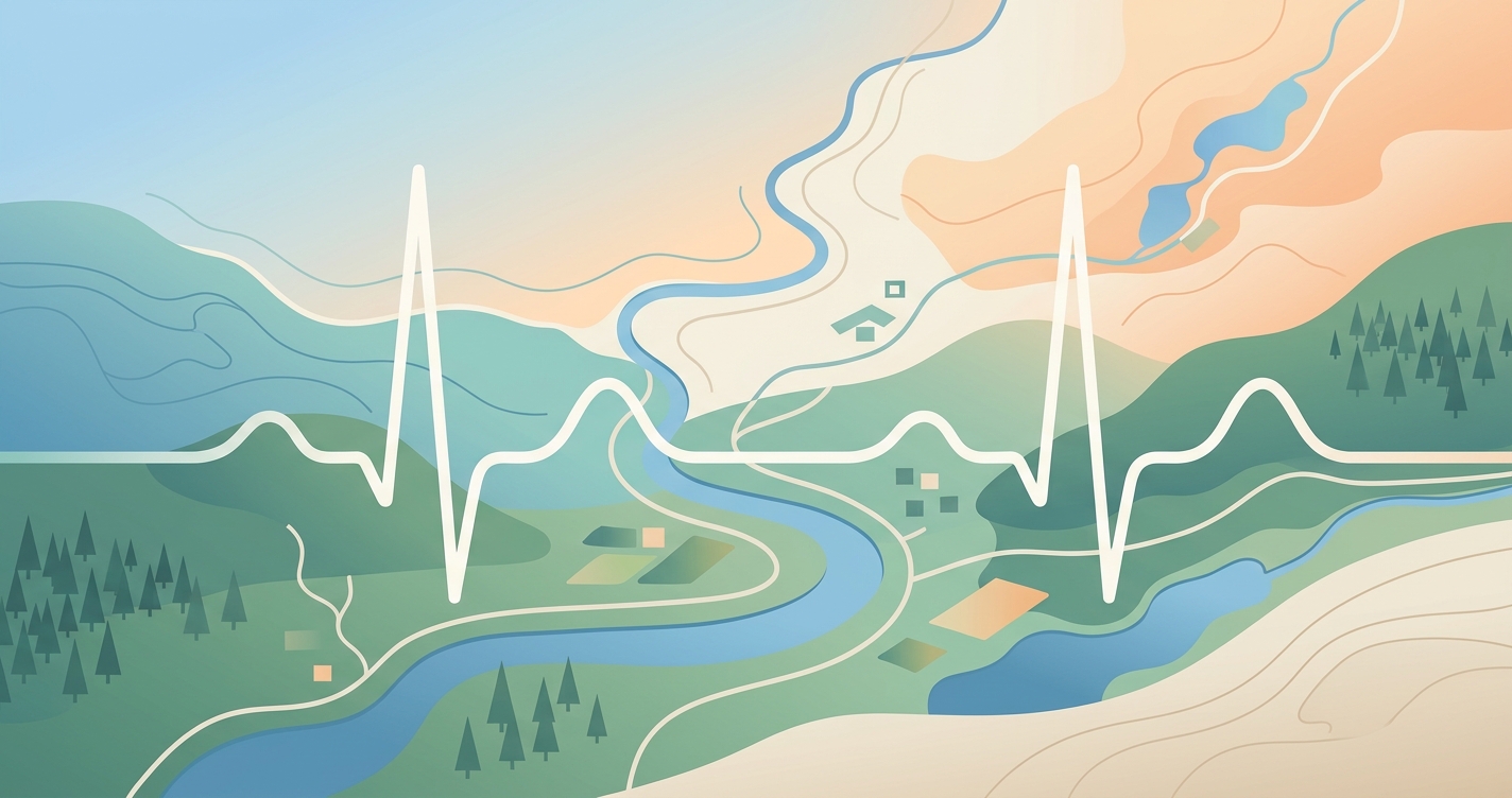 How do I check my heart rate when the nearest clinic is hours away?