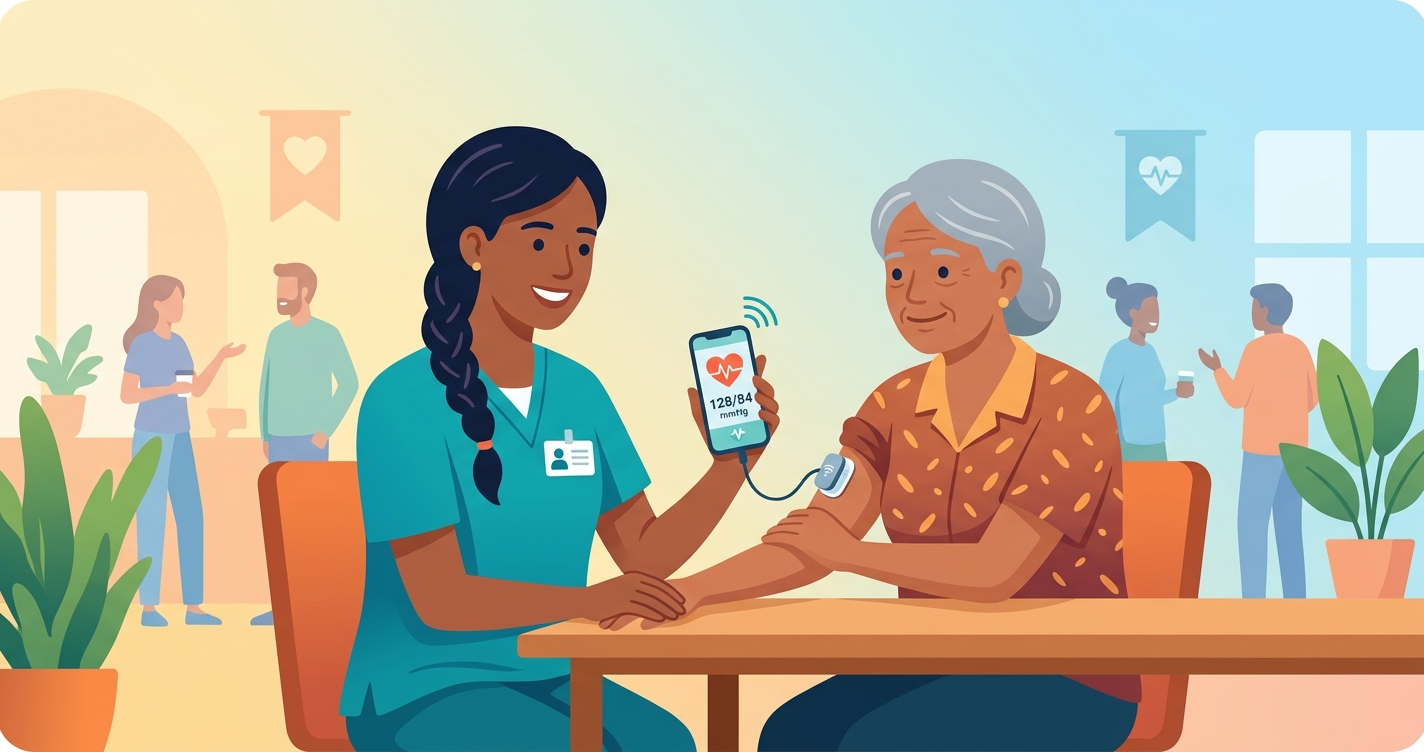 How Community Health Workers Screen for Hypertension Without a Cuff