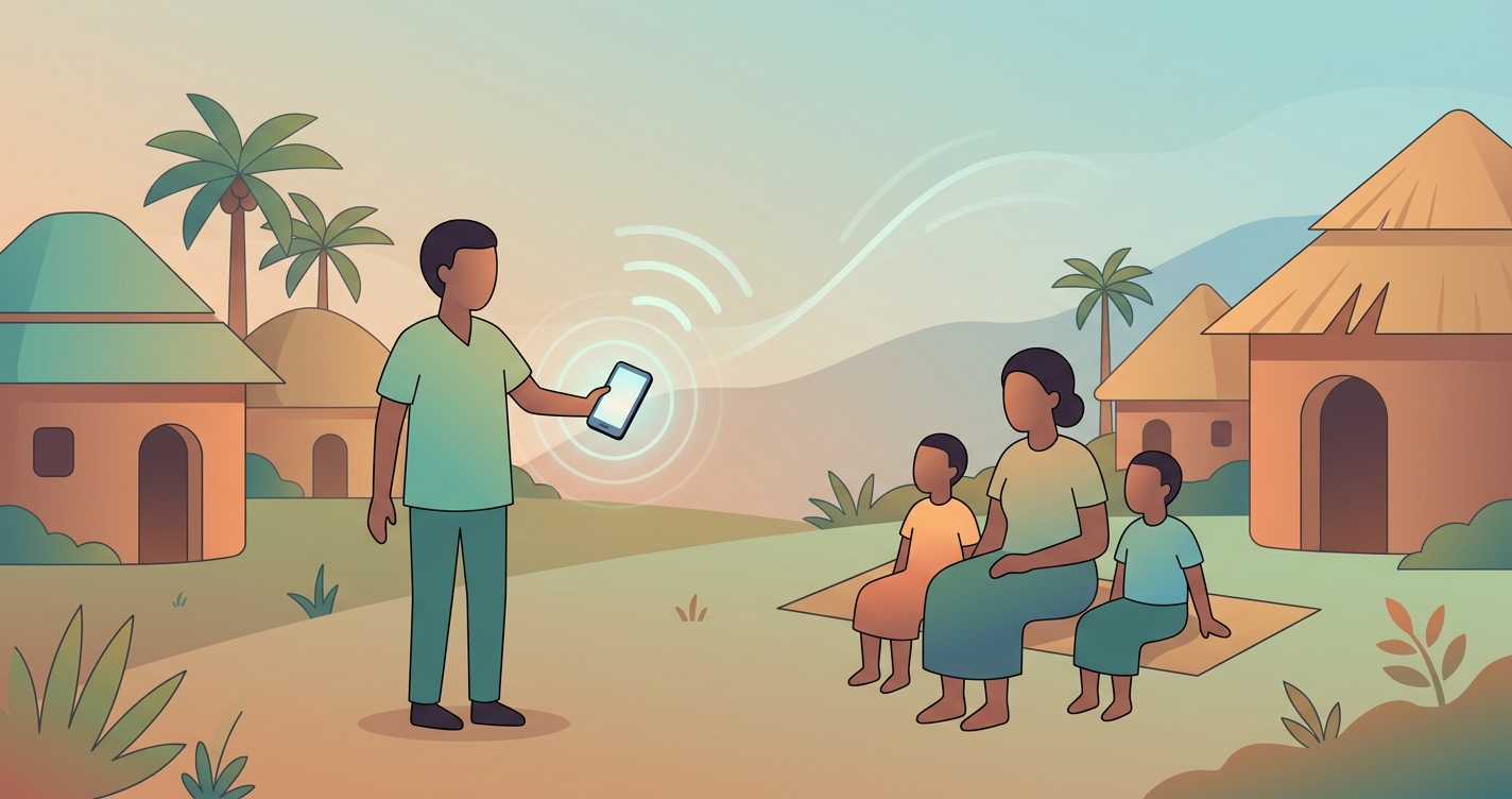 Can my family's health be screened for problems without touching any equipment?