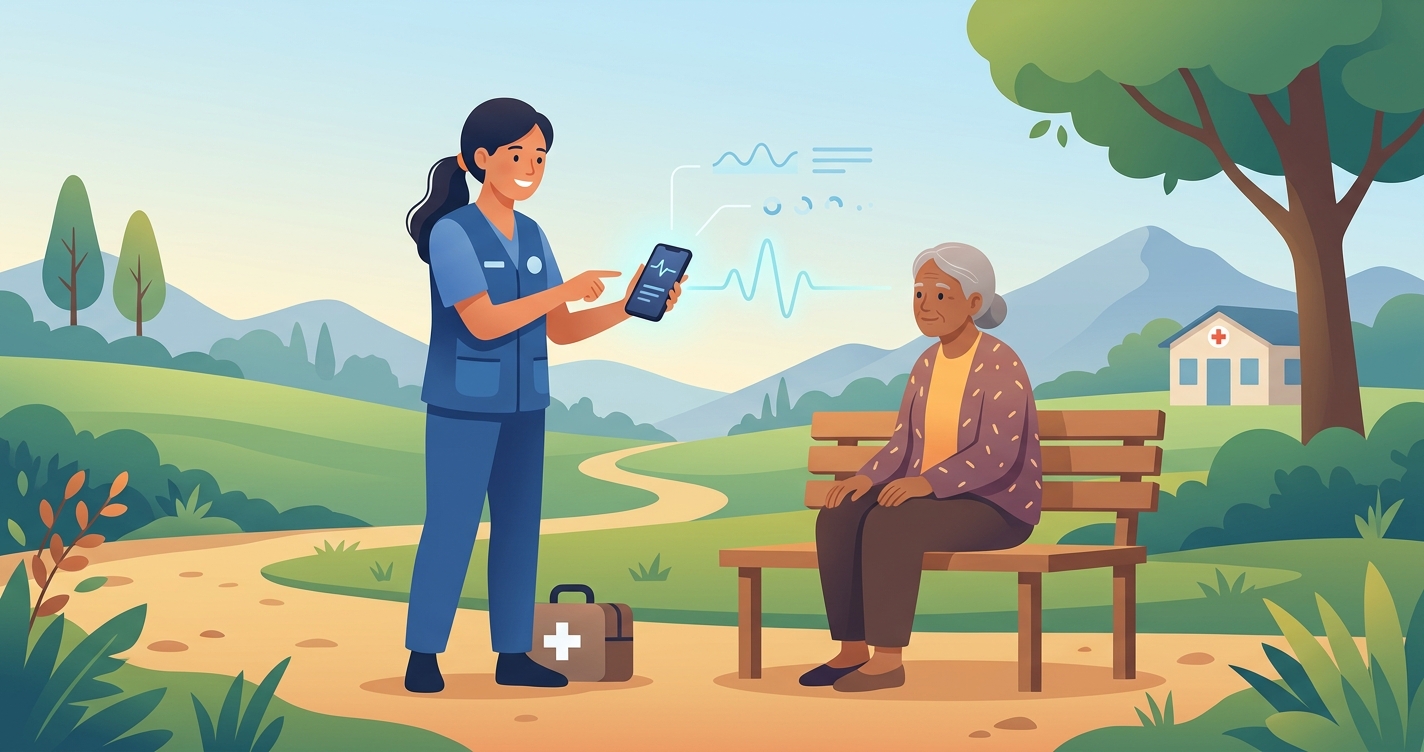 What if my health worker could check my vitals from their phone today?
