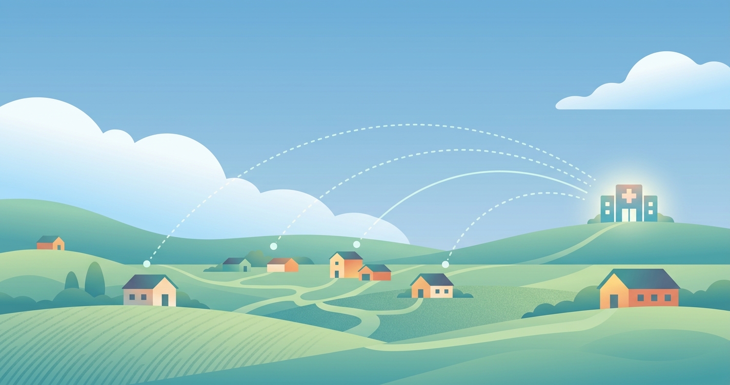 How can health programs reach more people in remote areas without huge costs?