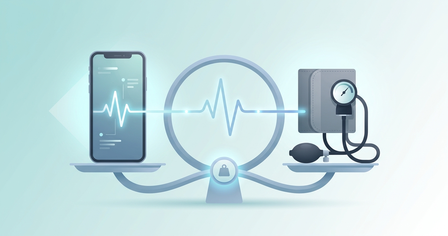 Smartphone Blood Pressure Check vs a Cuff: Accuracy